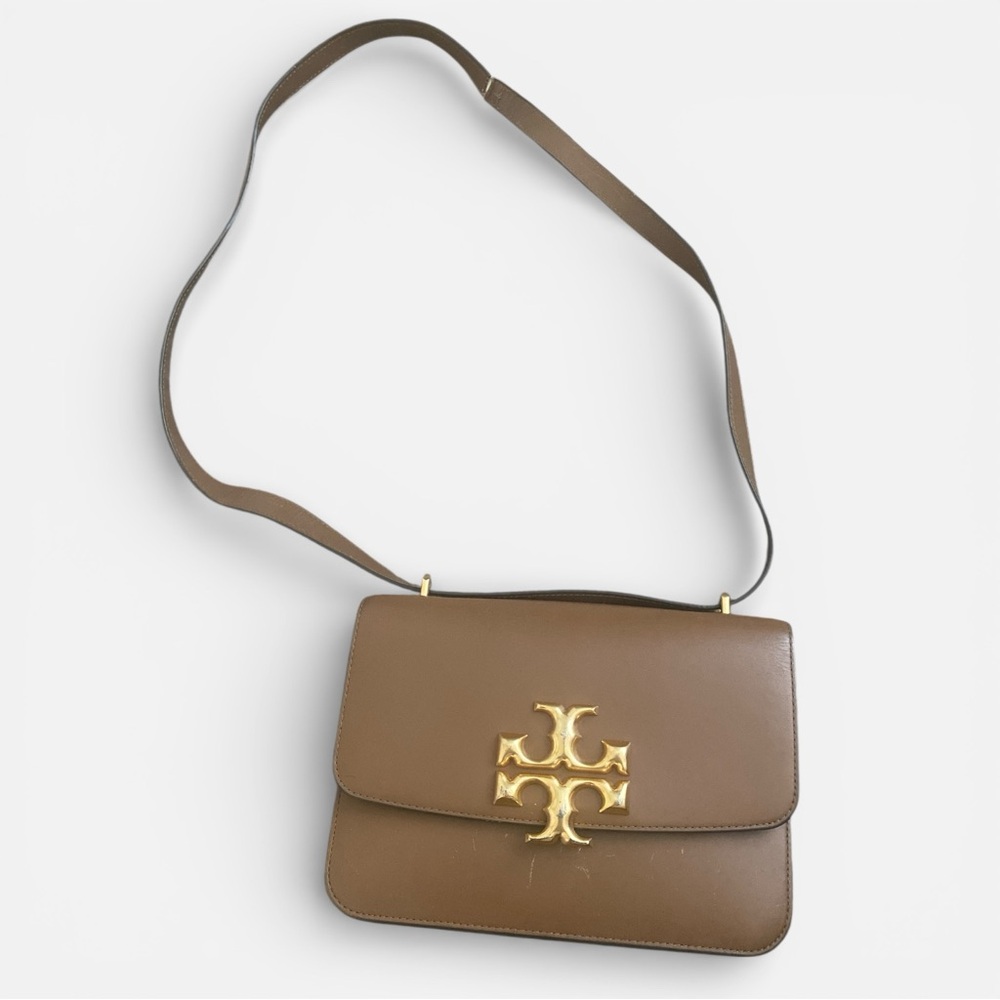 Tory Burch Eleanor Convertible Shoulder Bag in Moose
